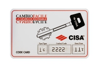 CISA 17986 Врезной электромеханический независимый перекодируемый NEW CAMBIO FACILE замок. В корпусе два запорных механизма: цилиндр+ключ.